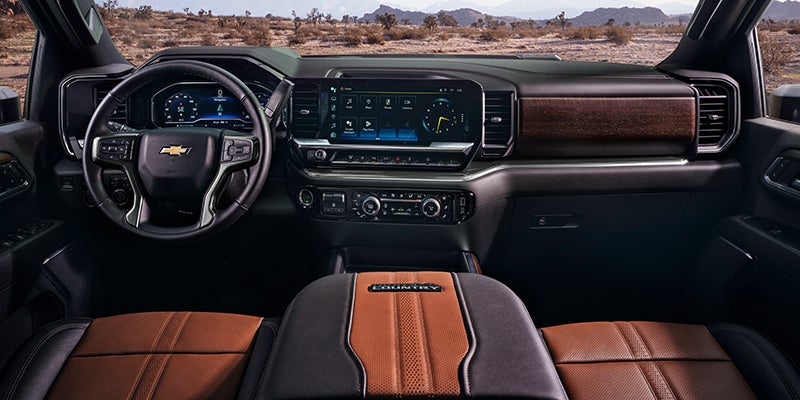 Chevrolet Silverado Mocha Colored Interior