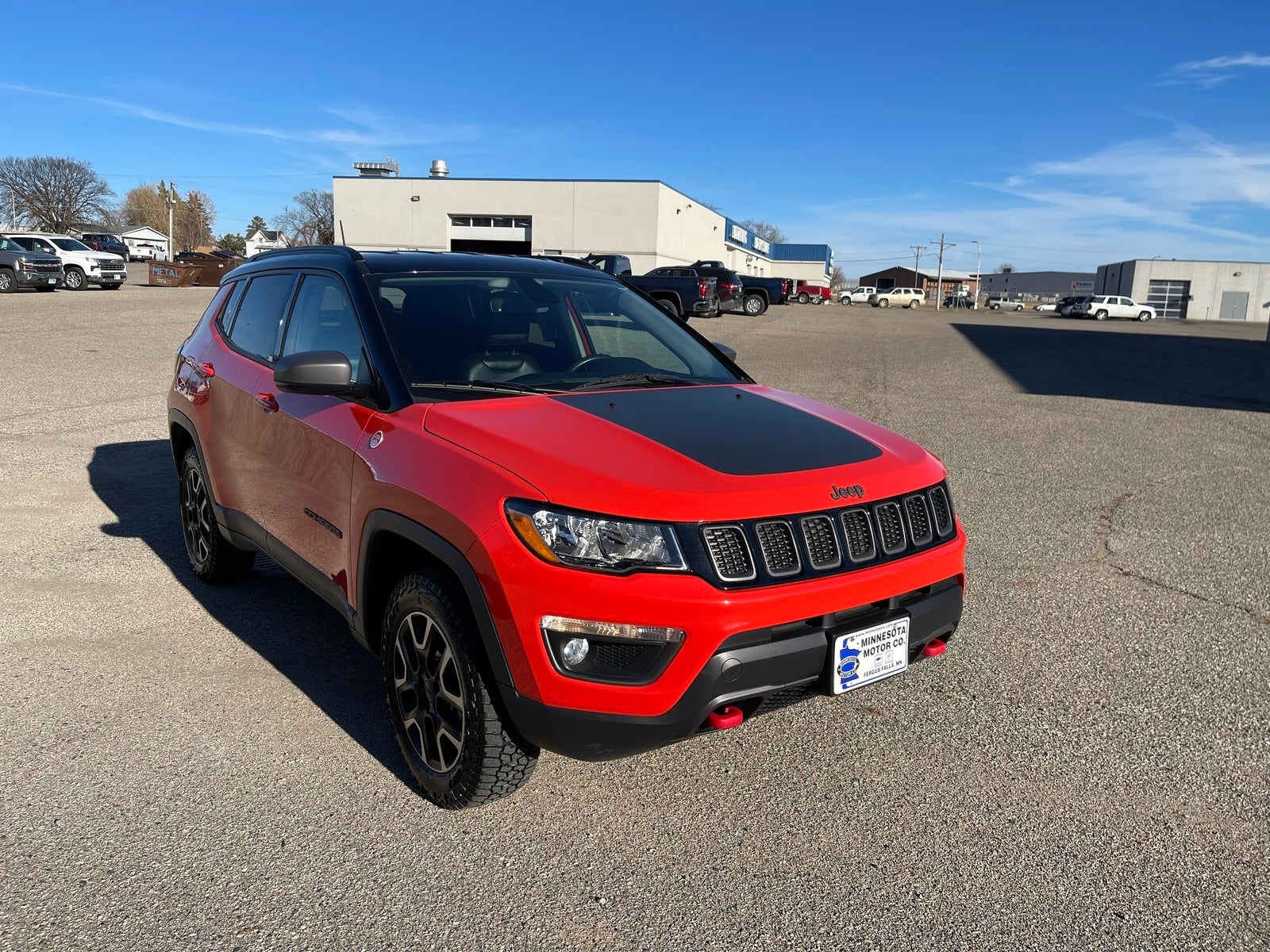 Used 2019 Jeep Compass Trailhawk with VIN 3C4NJDDB1KT674492 for sale in Fergus Falls, Minnesota