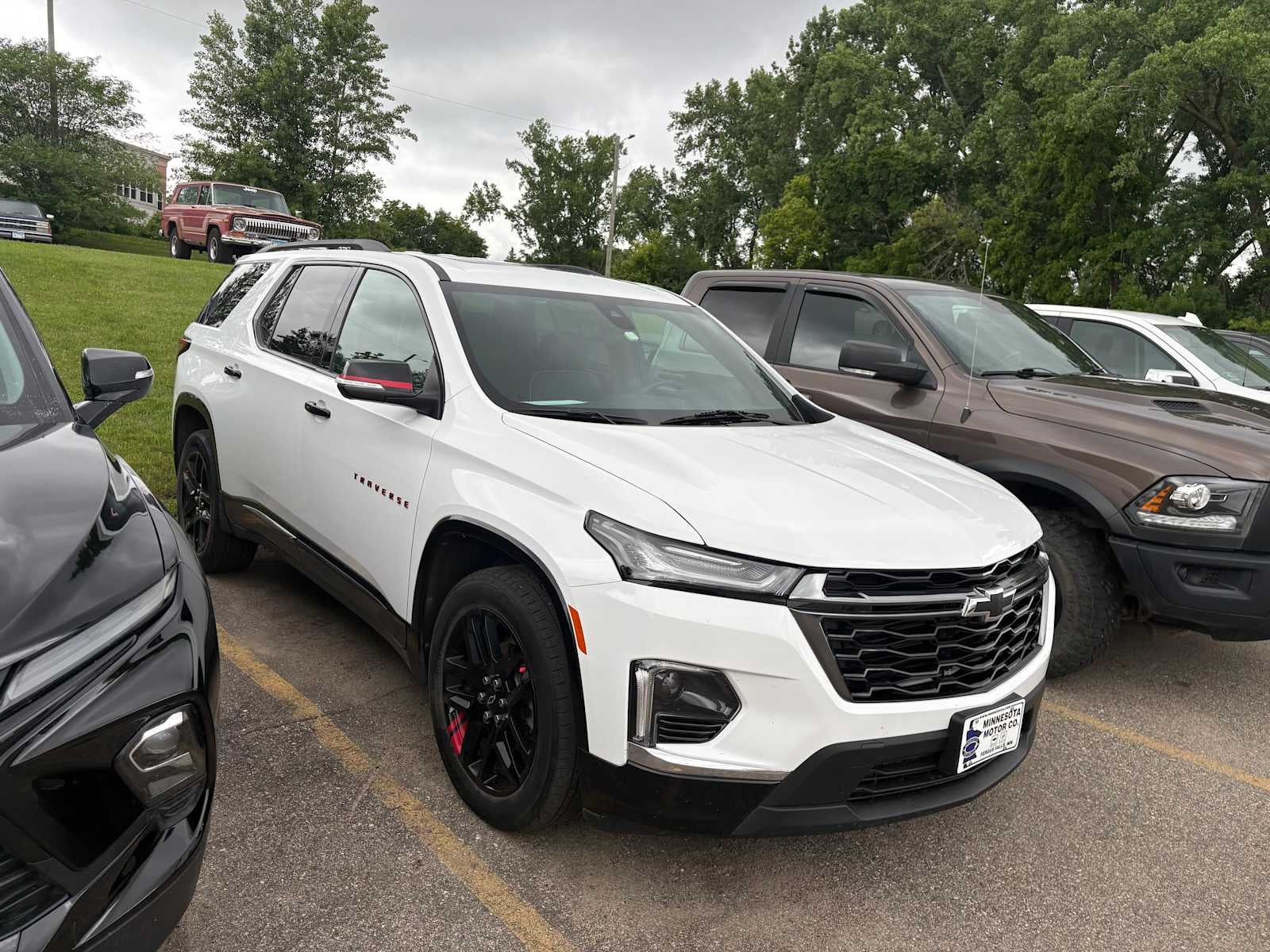 Used 2023 Chevrolet Traverse Premier with VIN 1GNEVKKW3PJ319666 for sale in Fergus Falls, Minnesota
