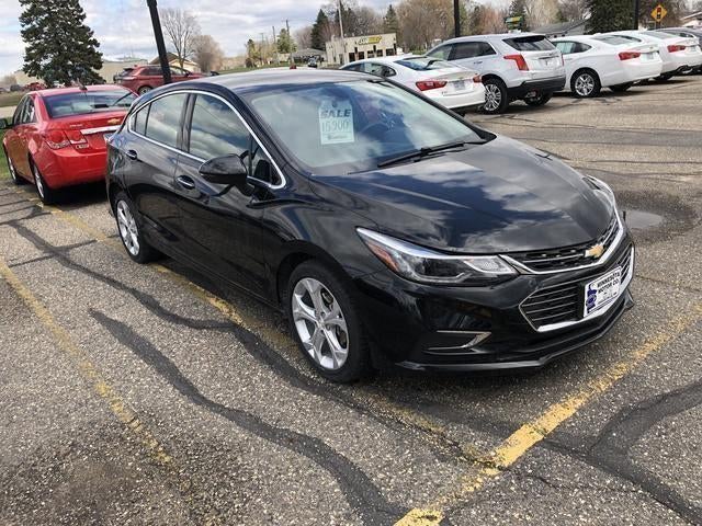 Used 2018 Chevrolet Cruze Premier with VIN 3G1BF6SM1JS638870 for sale in Fergus Falls, Minnesota
