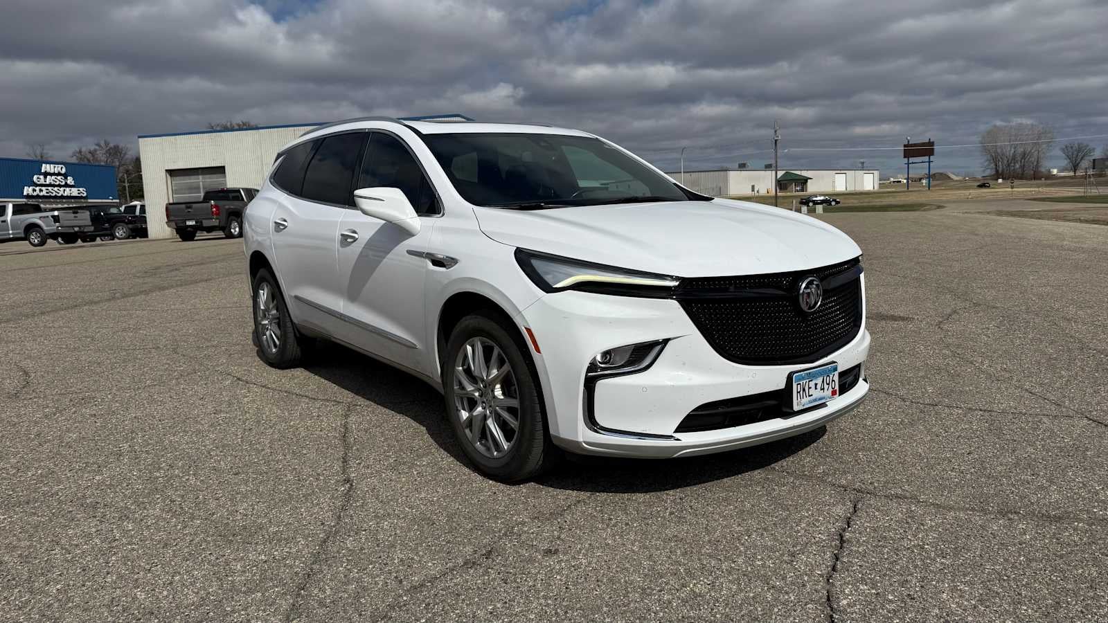 Used 2023 Buick Enclave Essence with VIN 5GAEVAKW7PJ249237 for sale in Fergus Falls, Minnesota